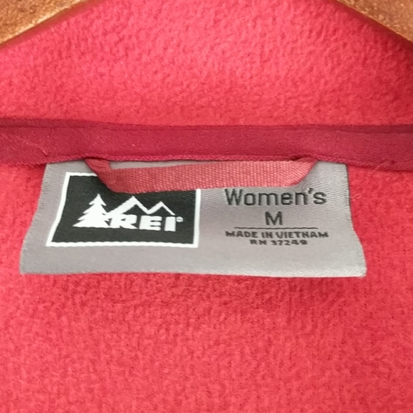 REI orange lightweight polar fleece jacket - Picture 5 of 5